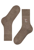 Airport Ho Ho Ho Socks | Nutmeg Melange 12599-5410