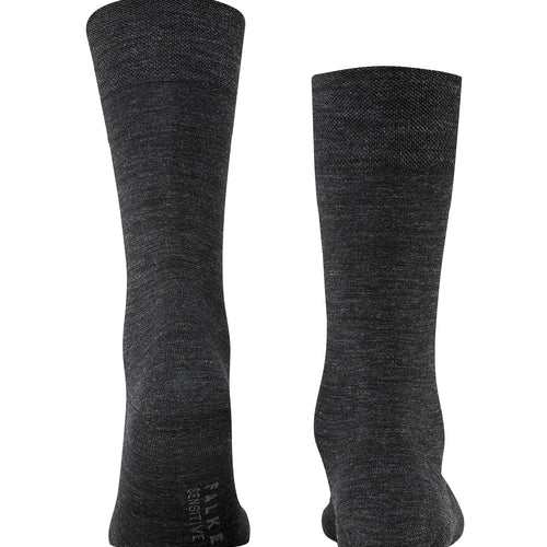 14416 Sensitive Berlin Sensitive Berlin Wool And Cotton Sock - 3080 Anthracite Melange