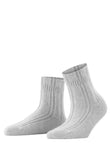 47470 Angora Bedsock Fluffy Angora Blend Slipper Sock - 3290 Silver