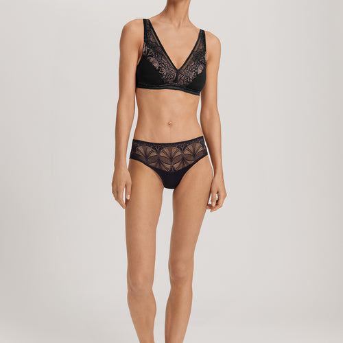 Holly Lace Hi-Cut Briefs | Black 70824-019