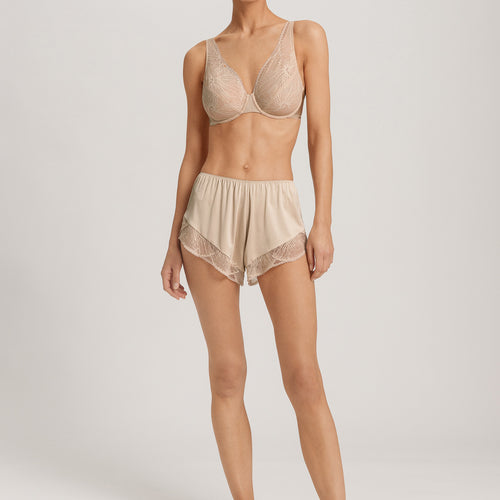 Lilith Lace Trim Knickers | Coffee Quartz 70840-2216