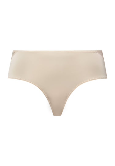 Lilith Lace Trim Hi-Cut Briefs | Coffee Quartz 70841-2216