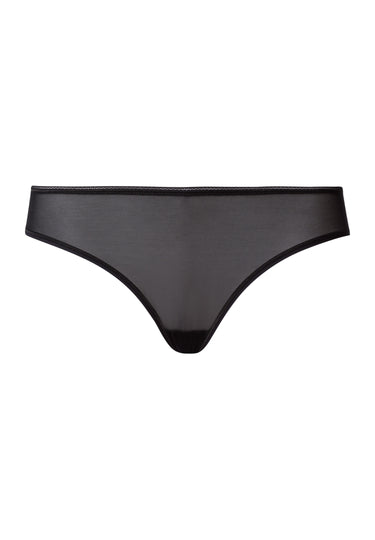 Smooth Illusion Semi-Transparent Tulle Bikini | Black 70844-019