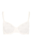 Ruby Geometric Lace Underwire Bra | Misty White 70853-2123