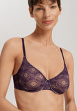 Ruby Geometric Lace Underwire Bra | Amethyst 70853-2431