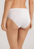 Satin Deluxe Satin Jersey Hi-Cut Briefs | Off White 71126-102