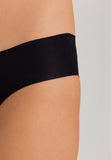 Invisible Cotton Cotton Blend Hi-Cut Brief | Black 71243-019