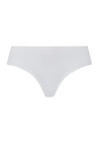 Invisible Cotton Cotton Blend Hi-Cut Brief | White 71243-101