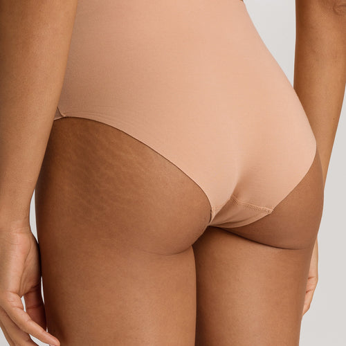 Invisible Cotton Cotton Blend Full Brief | Beige 71244-1272