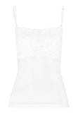 71448 Luxury Moments Wide Lace Spg Cami - 101 White