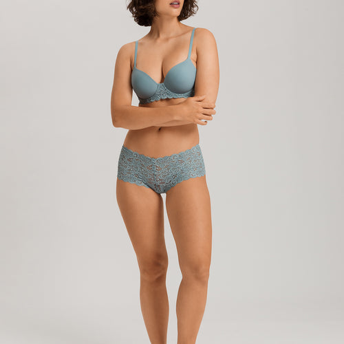 Luxury Moments Lace T-Shirt Bra | Tourmaline Blue 71503-2712