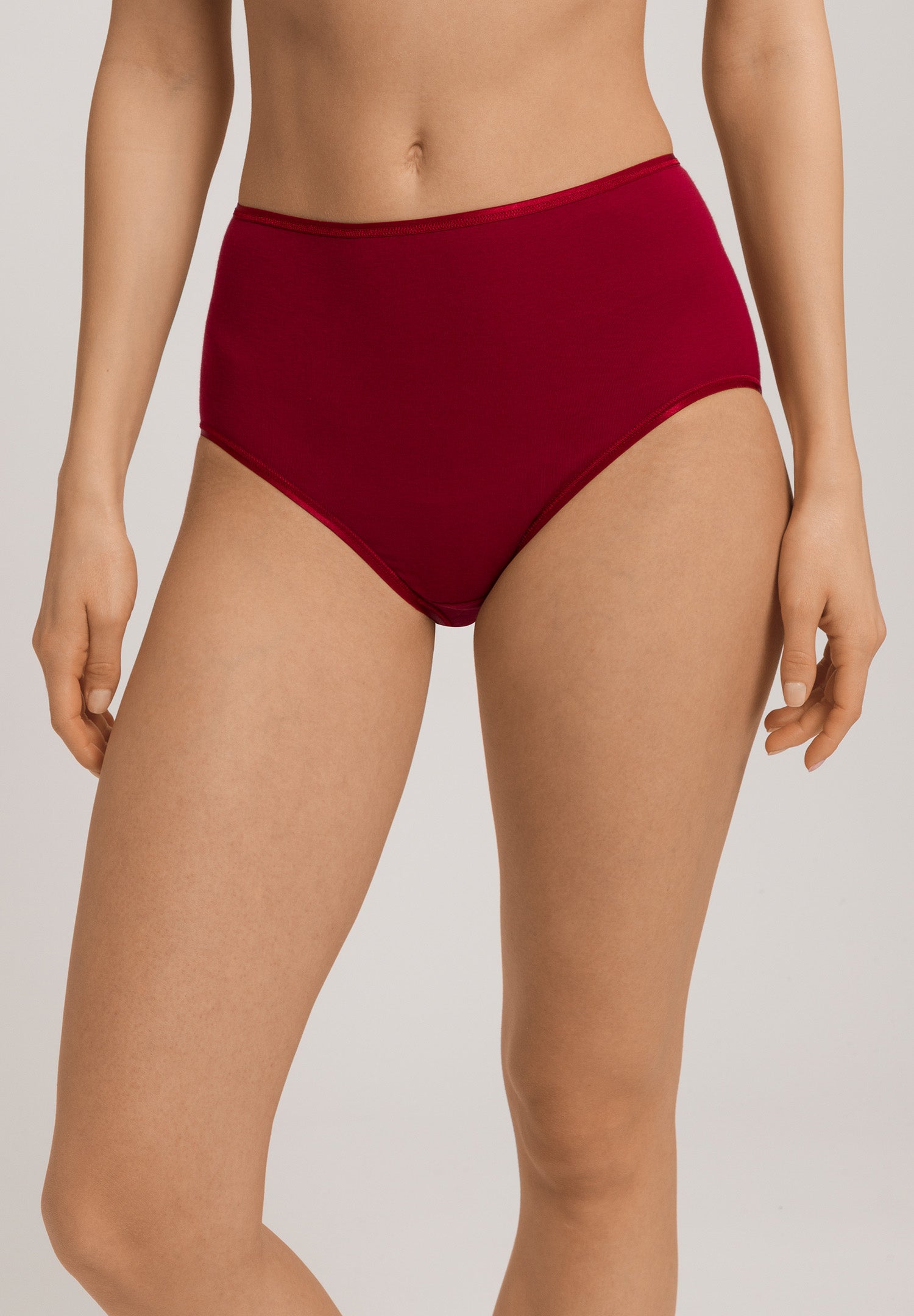 Cotton Seamless Full Brief | Red Dahlia 71625-2418