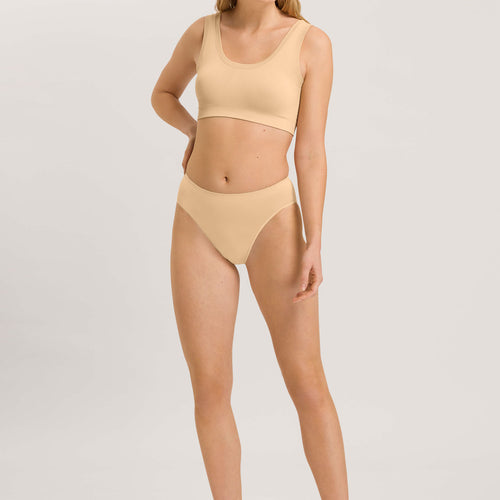 71806 Touch Feeling Crop Top Padded - 274 Beige