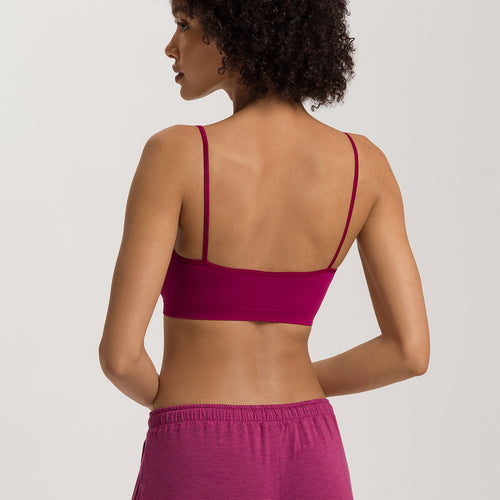 Touch Feeling Spaghetti Crop Top | Pink Tourmaline 71824-2473