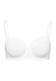 72433 Cotton Lace Spacer T-Shirt Bra - 101 White