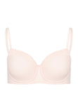 72433 Cotton Lace Spacer T-Shirt Bra - 1381 Powder
