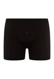 73063 Cotton Sensation Long Leg Boxer Brief With Fly - 199 Black