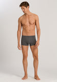 73079 Cotton Essentials 2 Pack Boxer Brief With Covered Waistband - 1092 Coal Melange