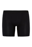 73103 Cotton Essentials Long Boxer Brief - 0900 All Black