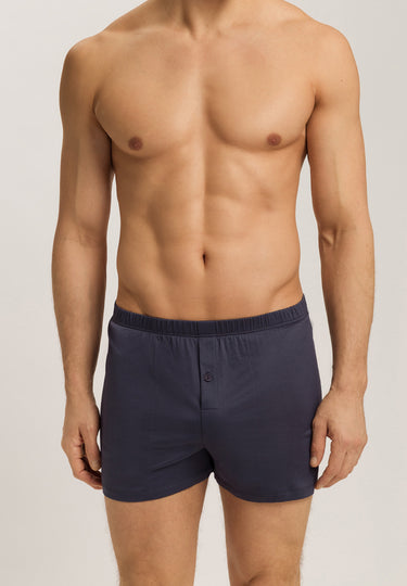 Cotton Sporty Knit Boxer With Button Fly | Ombre Blue 73505-2635