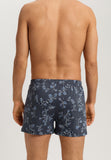 Cotton Sporty Cotton Boxers | Aqua Ink Leaves 73506-3025