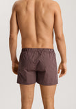 74013 Fancy Woven Boxer - 2863 Dark Wine Stripe