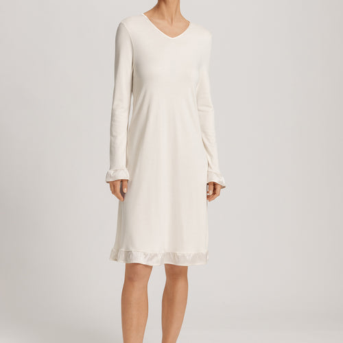 Claire Tencel™ And Cotton Nightgown | Misty White 74768-2123