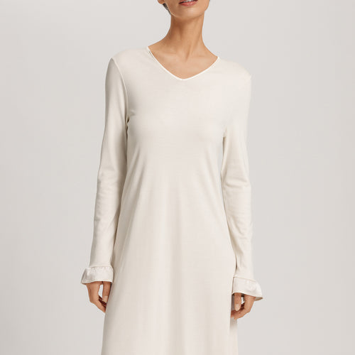 Claire Tencel™ And Cotton Nightgown | Misty White 74768-2123