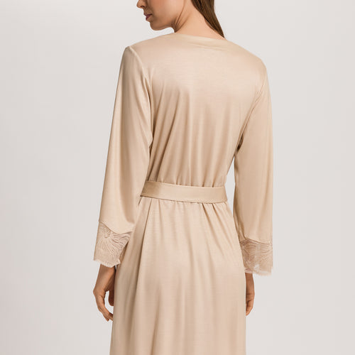 Lilith Tencel™ Lace Trim Robe | Coffee Quartz 74782-2216