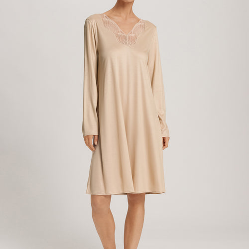 Lilith Tencel™ Lace Trim Nightgown | Coffee Quartz 74783-2216