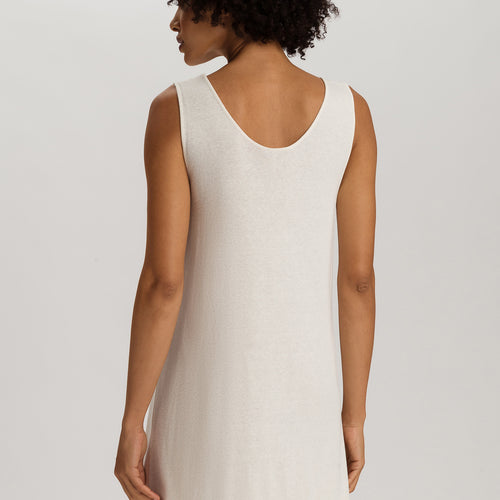 Serena Cotton And Linen Tank Gown 90cm | Misty White 74791-2123