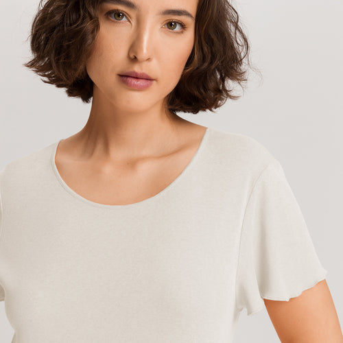 Serena Cotton And Linen Nightgown | Misty White 74792-2123
