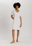 Anouk V-Neck Cotton Nightgown | Off White 74808-102