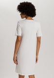 Anouk V-Neck Cotton Nightgown | Off White 74808-102
