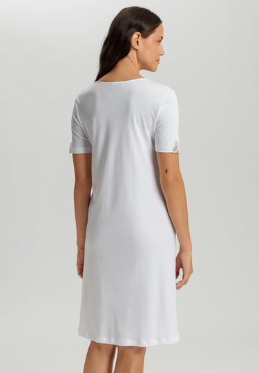 Belina V-Neck Cotton Nightgown | White 74823-101