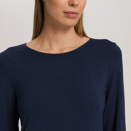 Natural Elegance Soft Jersey Nightgown | Deep Navy 74831-1610