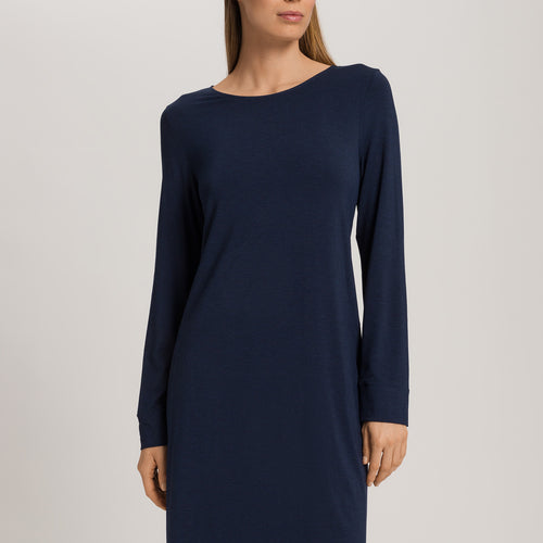Natural Elegance Soft Jersey Nightgown | Deep Navy 74831-1610