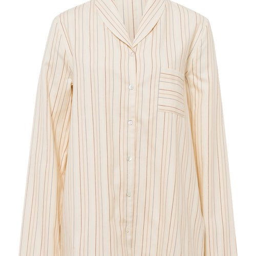 74967 Loungy Nights L/Slv Shirt - 2395 Multicolor Stripe