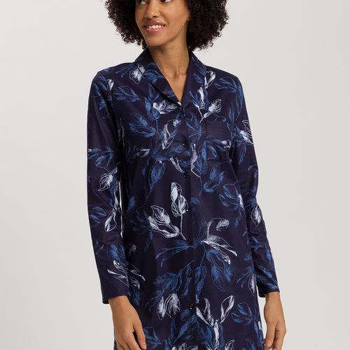 Loungy Nights Cotton Flannel Nightgown 90cm | Midnight Garden 74970-3053