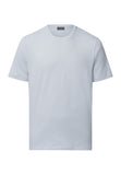 Living Shirts Jersey Cotton Crew Neck T-Shirt | White Topaz 75050-2125