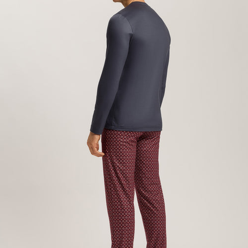 Night And Day Cotton Pajama Set | Red Gems Print 75111-3036