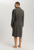 Night And Day Cotton Shawl Collar Robe | Urban Check 75116-3041