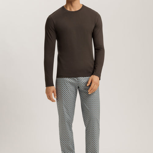 Night And Day Knit Lounge Pant | Grey Gems Print 75216-3071