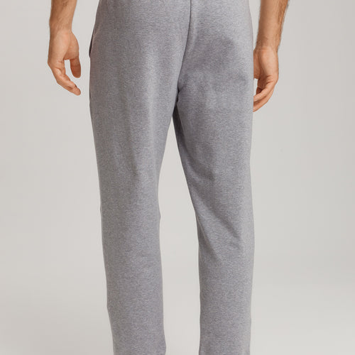 Natural Living Organic Cotton Drawstring Pants | Grey Melange 75773-3014