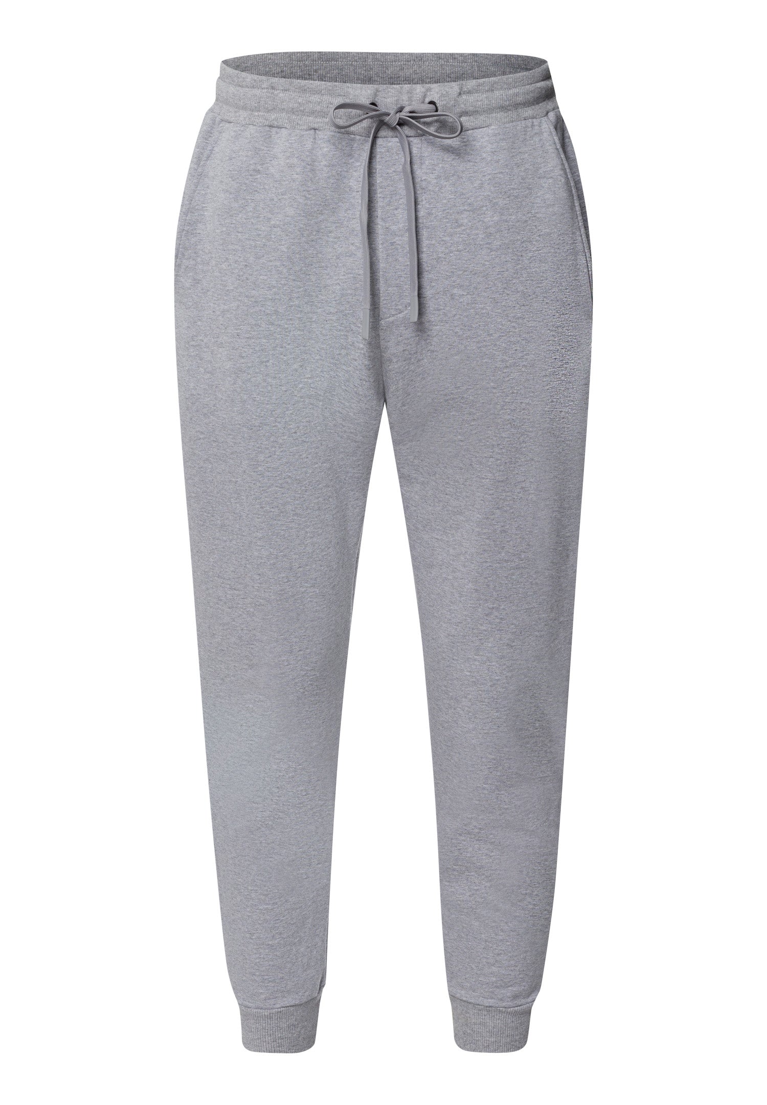 Natural Living Organic Cotton Drawstring Pants | Grey Melange 75773-3014