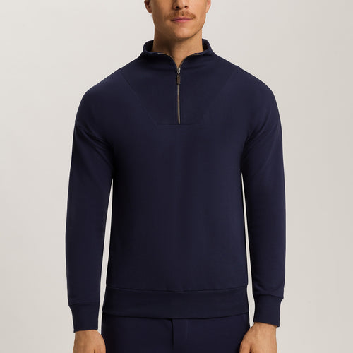 Natural Living Organic Cotton French Terry Sweatshirt | Deep Navy 75775-1610