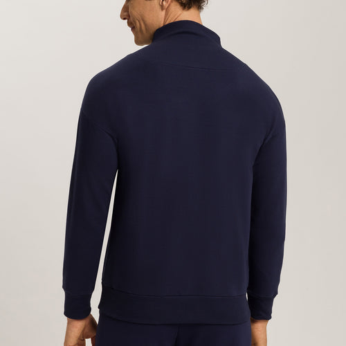 Natural Living Organic Cotton French Terry Sweatshirt | Deep Navy 75775-1610