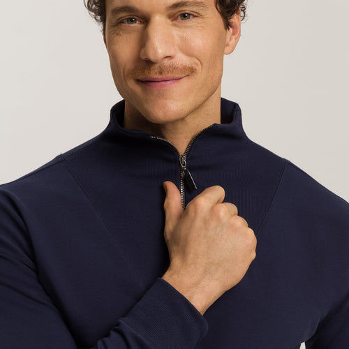 Natural Living Organic Cotton French Terry Sweatshirt | Deep Navy 75775-1610