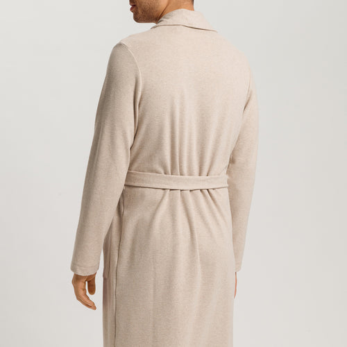 Cozy Living Organic Cotton Soft Jersey Robe | Camel Melange 75821-2895