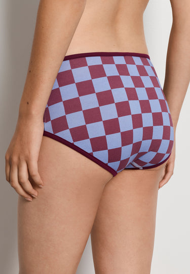 Arthur Arbesser X Hanro Tartan Full Brief | Chess Print 76359-3068